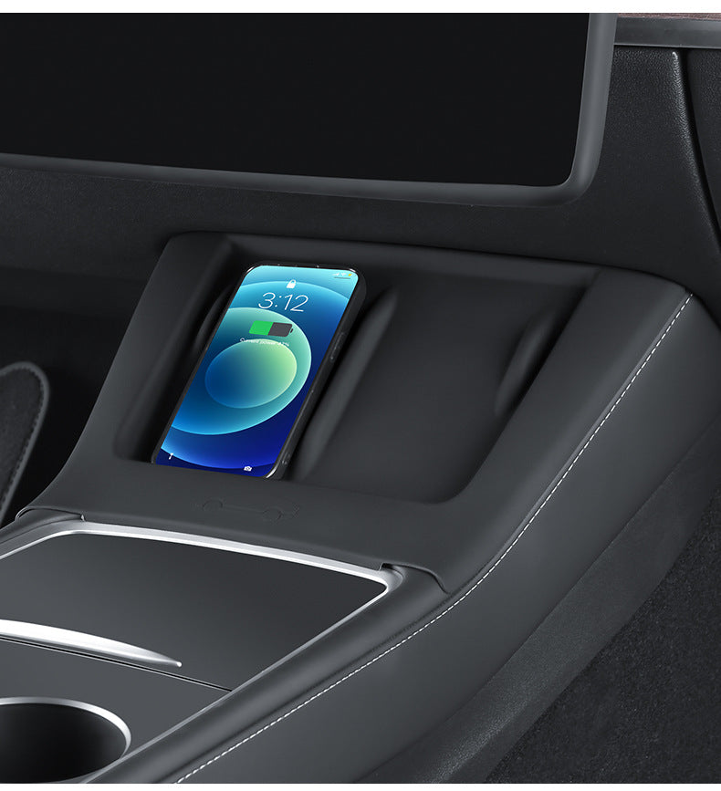 Wireless Charging Silicone Mat for Tesla Model Y & Model 3