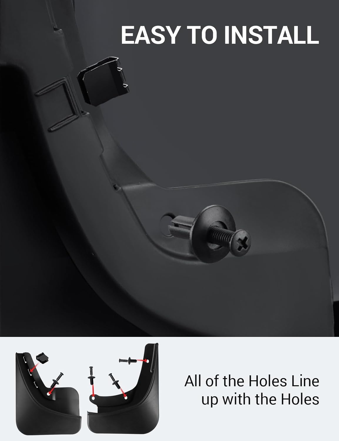 Tesla Highland Model 3 Mud Guards (Set of 4)