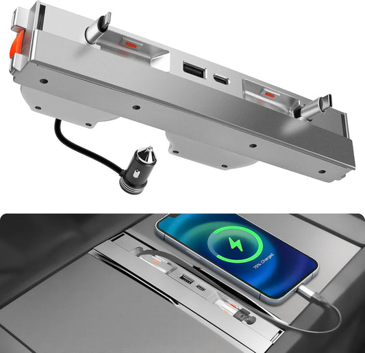 USB Hub Docking Station for Tesla Model 3 (2024-2025) and Model Y (2026)