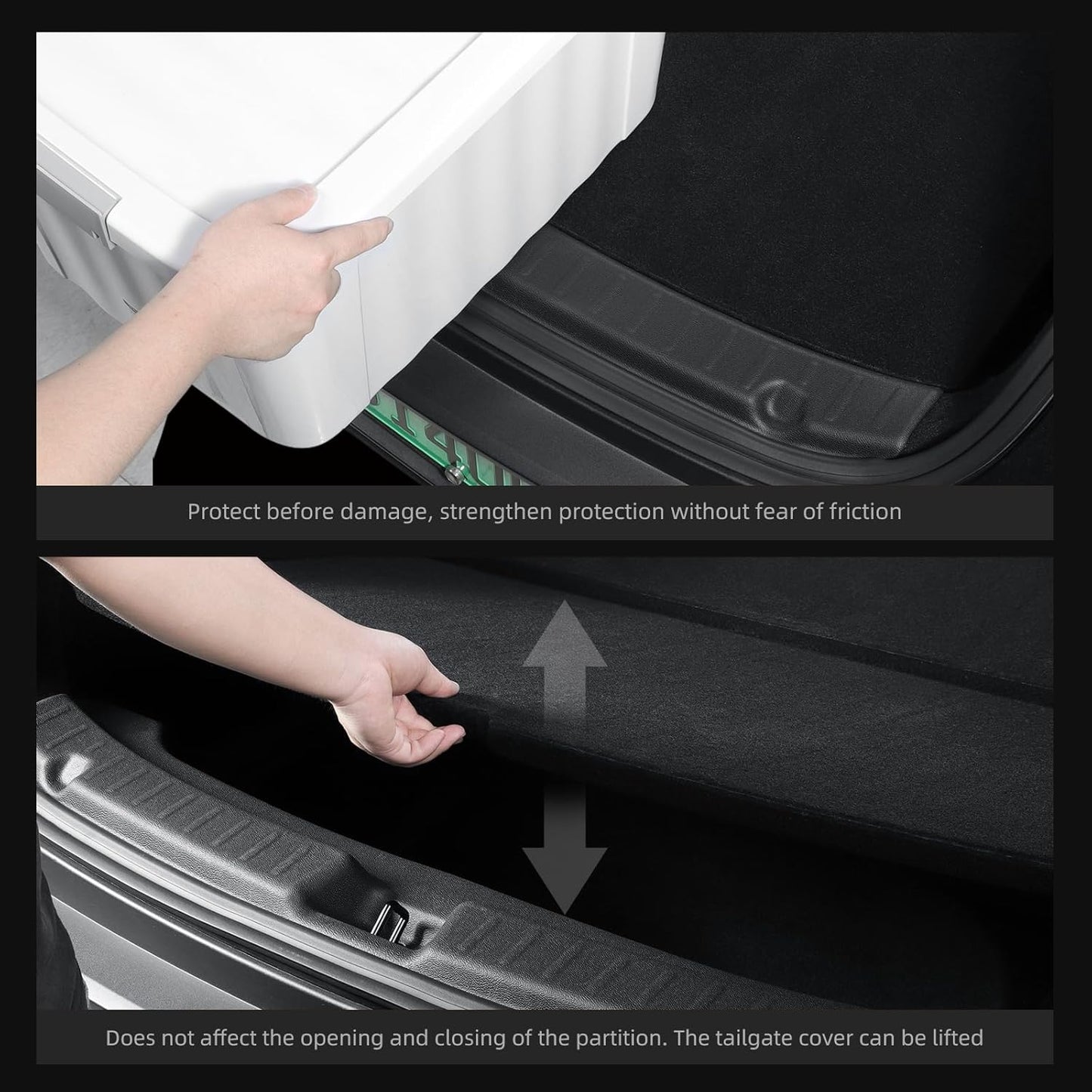 Rear Bumper Guard for Tesla Model Y Juniper 2025 Rear Trunk Bumper Guard Sill Cover Protector