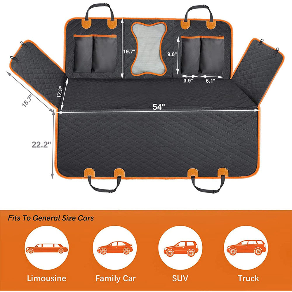 6 in1 Convertible Dog Hammock Car Seat Cover