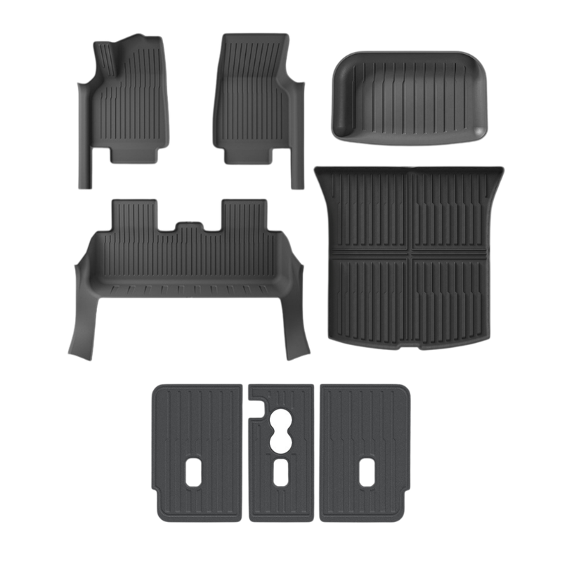 T-MOD All-Cover Floor Mats / Trunk Mats For Tesla Juniper Model Y 2025-2026 All Weather Protection
