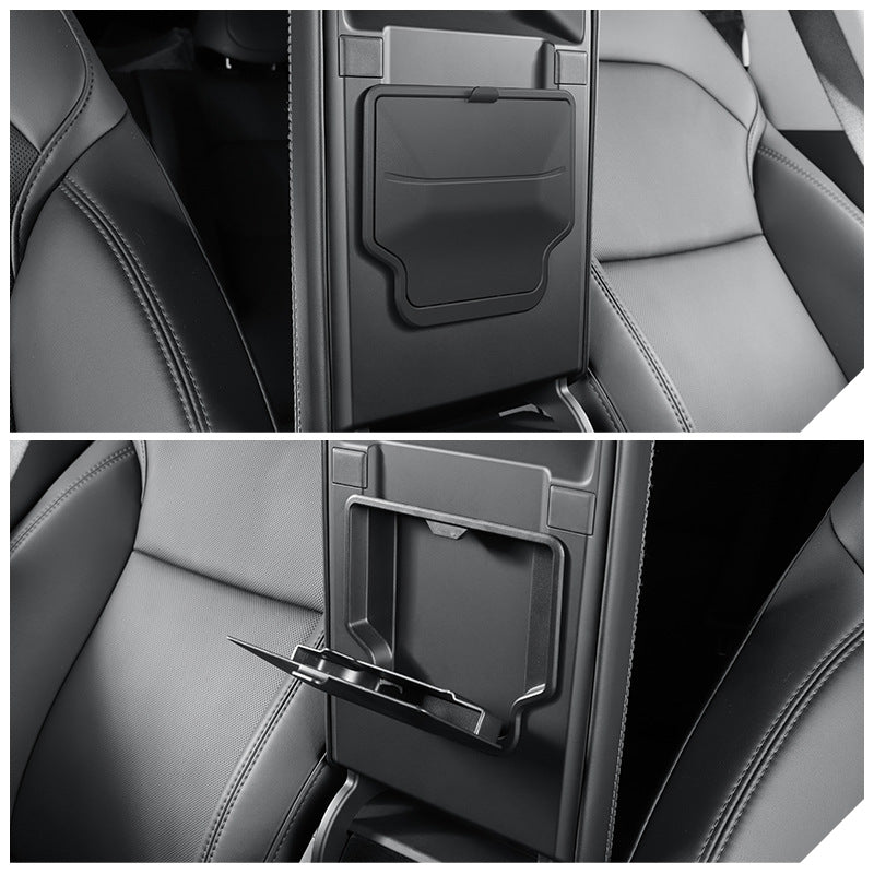 Armrest Hidden Storage Organizer for Model 3 (2024–2026) and Model Y (2026)