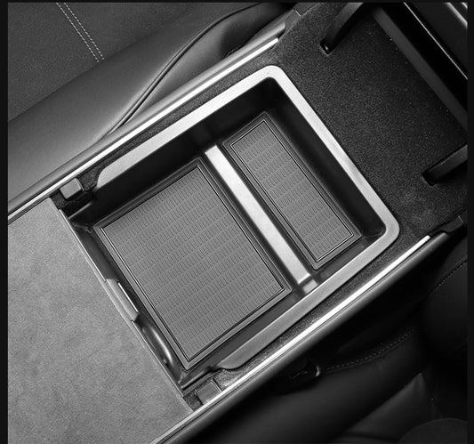 Armrest Organizer Tray for Tesla Model Y (2021-2025) / Model 3 (2021-2024
