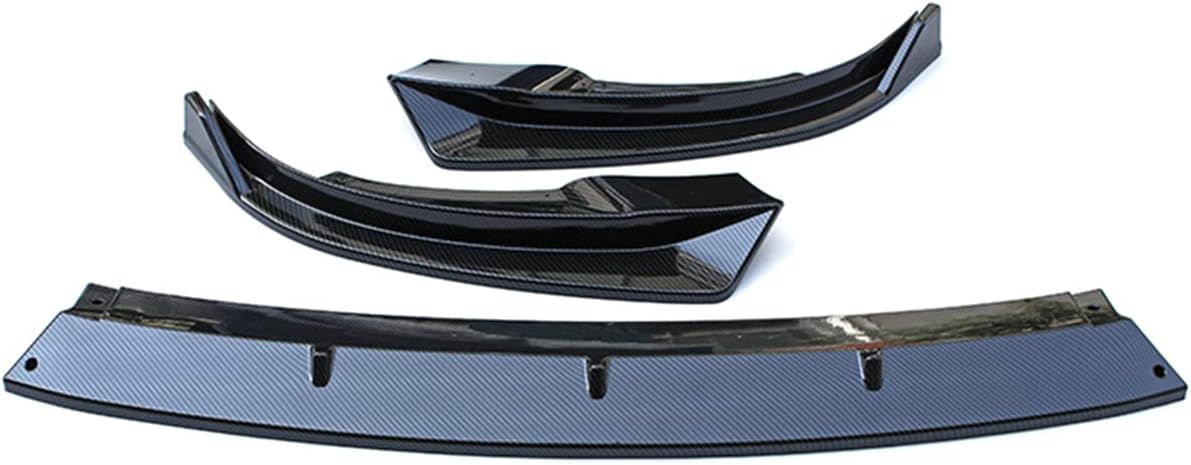 Front Bumper Lip - Compatible with 2020–2023 Model Y, carbon fiber chin spoiler for splitter protection.