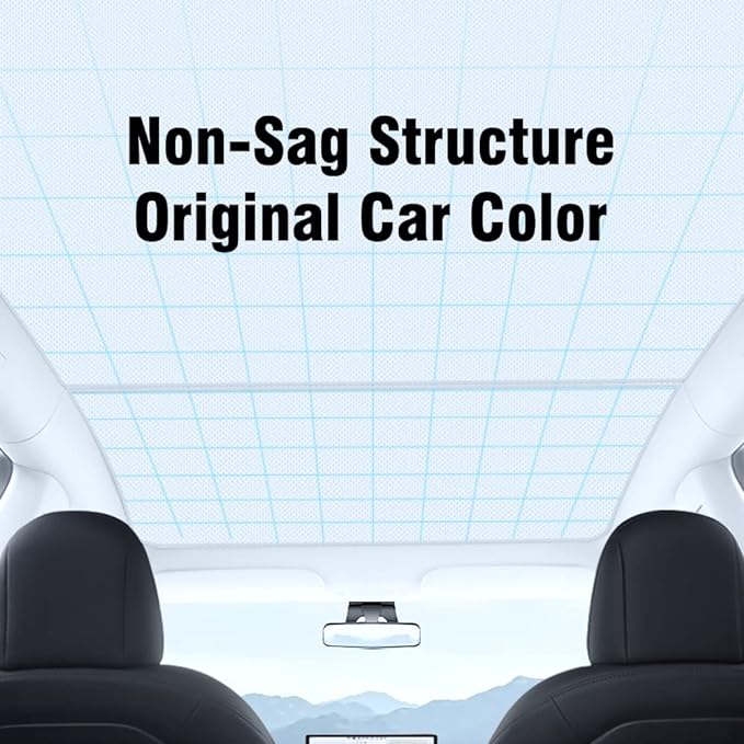Glass Roof Sunshade for Tesla Juniper Model Y 2026