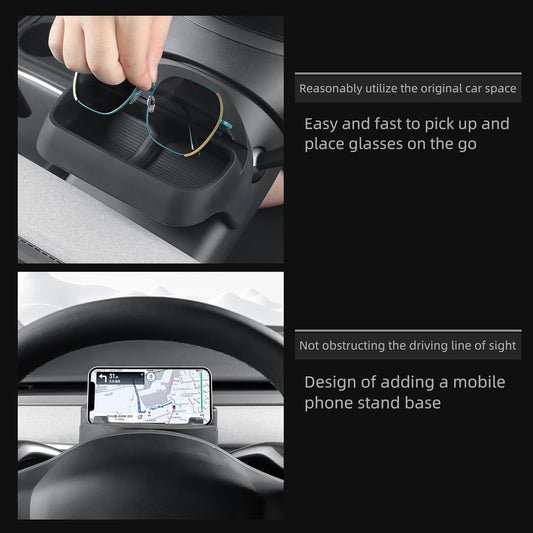 Tesla Model Y (2021–2025) and Model 3 (2021–2023): instrument panel tray