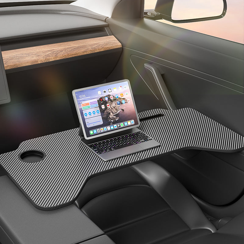 Tesla Model 3 Model Y Food Tray Desk for Laptop Foldable Car Tray Table