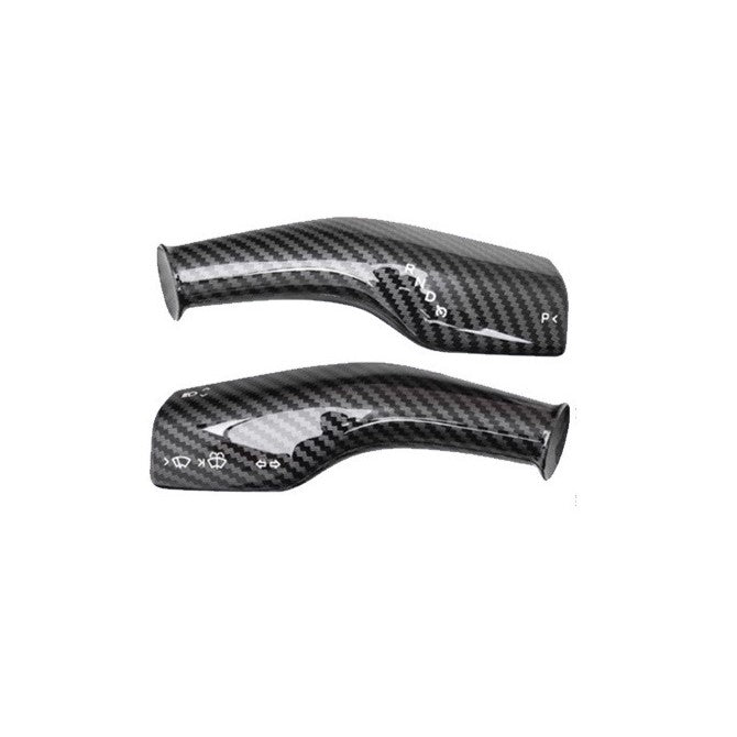 Carbon Fiber Stalk Cover for Tesla Model Y/3 Gear Shift (2 PCs)