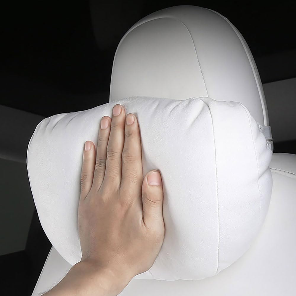 T-mod Car Seat Headrest Neck Pillow, for Tesla Model 3 Model Y