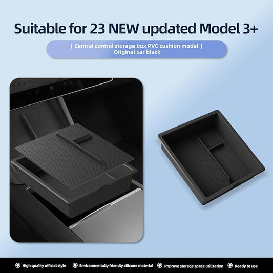 T-mod 2PCS Center Console Organizers set for Model 3 (2024-2025) and Model Y (2026)