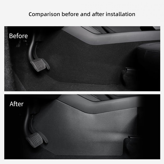 Center Console Side Anti-Kick Pads – 2PCS TPE Scratch-Resistant Covers for Tesla Model Y Juniper 2025–2026