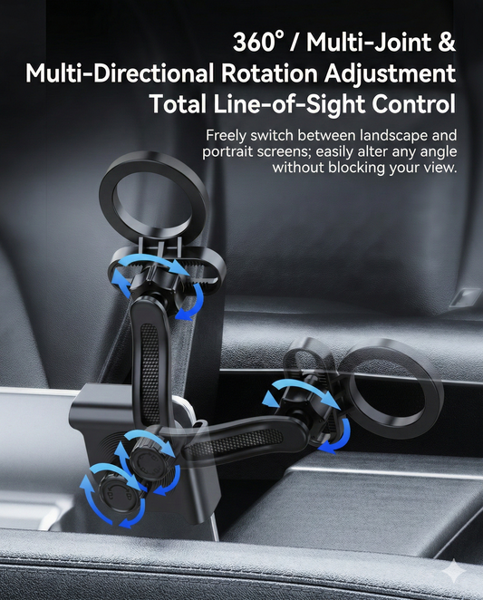 Support magnétique/à gravité pour téléphone de voiture, compatible avec le tableau de bord/écran tactile Tesla.