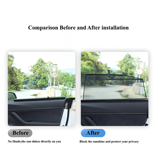 Rear window sunshade for Model 3 (2017-2024)