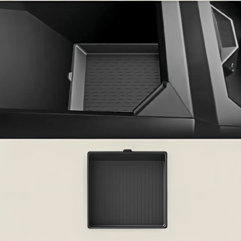 Silicone Armrest Pad for Tesla Cybertruck (2024+) installed