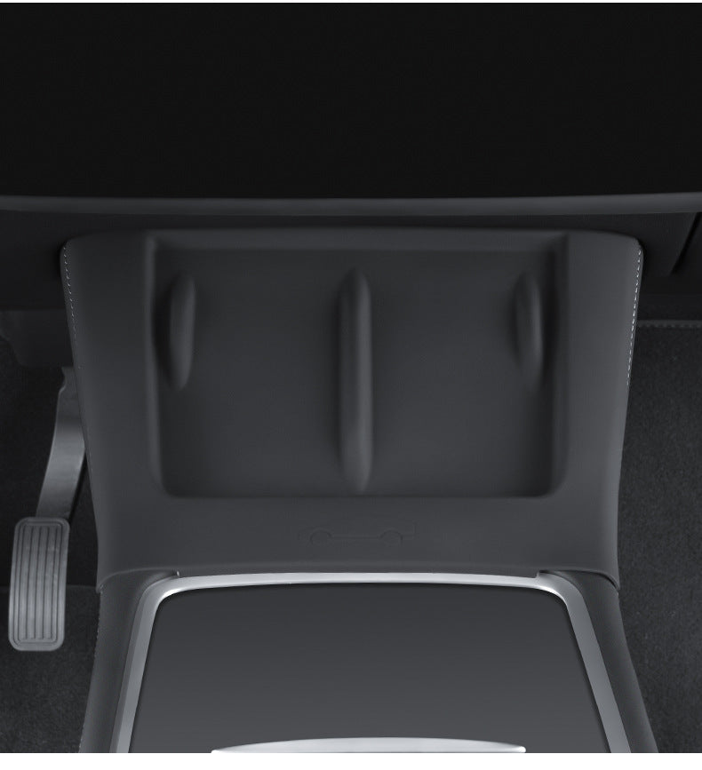 Tesla Model Y and Model 3 Full-Coverage Anti-Slip Center Console Wireless Charging Silicone Mat for Interior Accessories