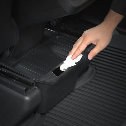 Rear Seat Trash Can & Storage Organizer for Tesla Model Y (2019-2025)
