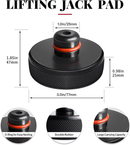 Tesla Lifting Jack Pad Set (4 Pucks with Storage Case, 2013-2025)