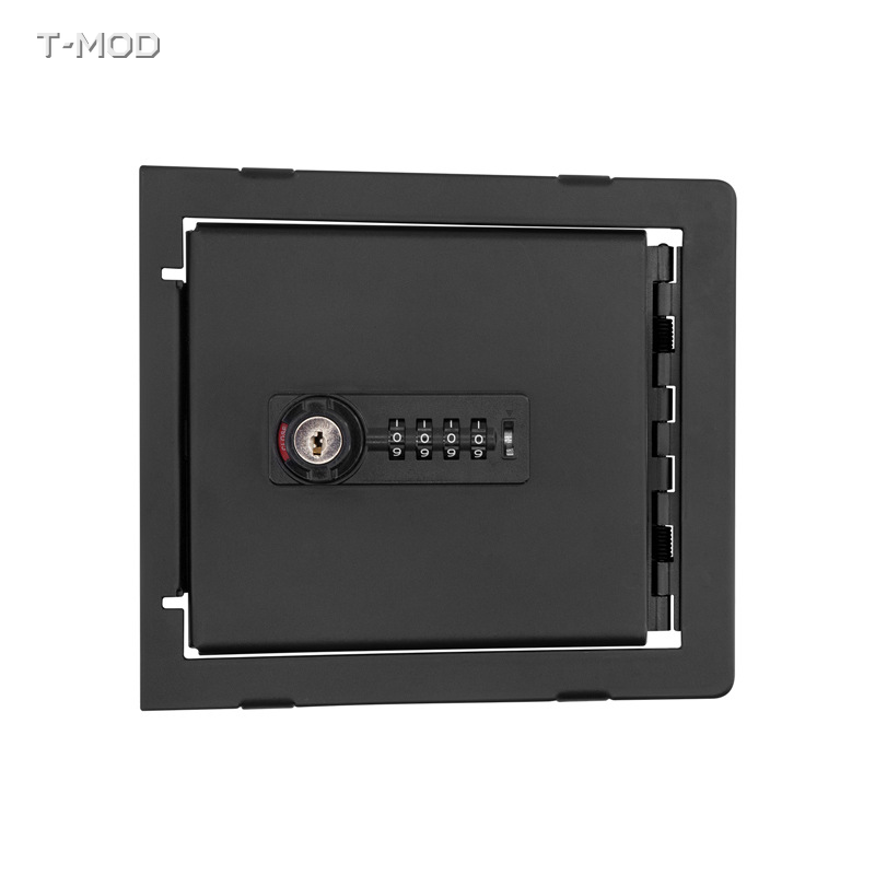 Before and after installation of a lockable armrest storage box for Tesla Model 3 Highland, Tesla Model Y Juniper AWD, Tesla Model Y Juniper RWD, and Tesla Model YL 6-Seater