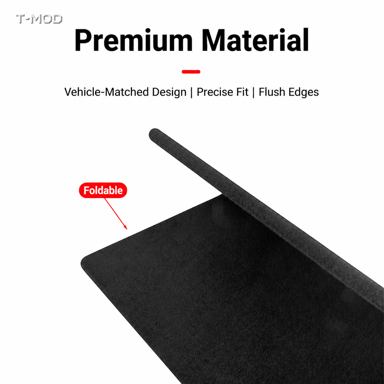 Foldable rear trunk partition board for Tesla Model Y Juniper AWD and RWD (2025+)
