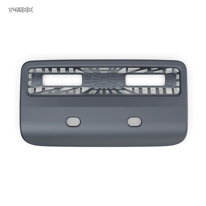 Silver gray matte rear air vent protection grid product view for Tesla Model Y Standard