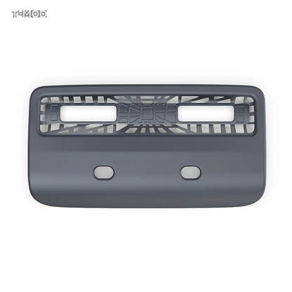 Silver gray matte rear air vent protection grid product view for Tesla Model Y Standard