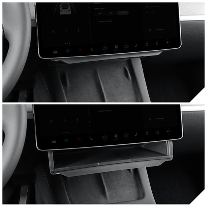 Hidden Under-Screen Storage - Compatible with Tesla Model 3 (2024-2025) and Model Y (2026)