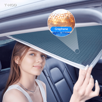 Graphene honeycomb roof sunshade material for Tesla Model 3 Highland