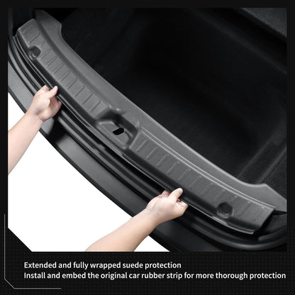 Rear Bumper Guard for Tesla Model Y Juniper 2025-2026 Rear Trunk Bumper Guard Sill Cover Protector 3 | T-MOD Canada