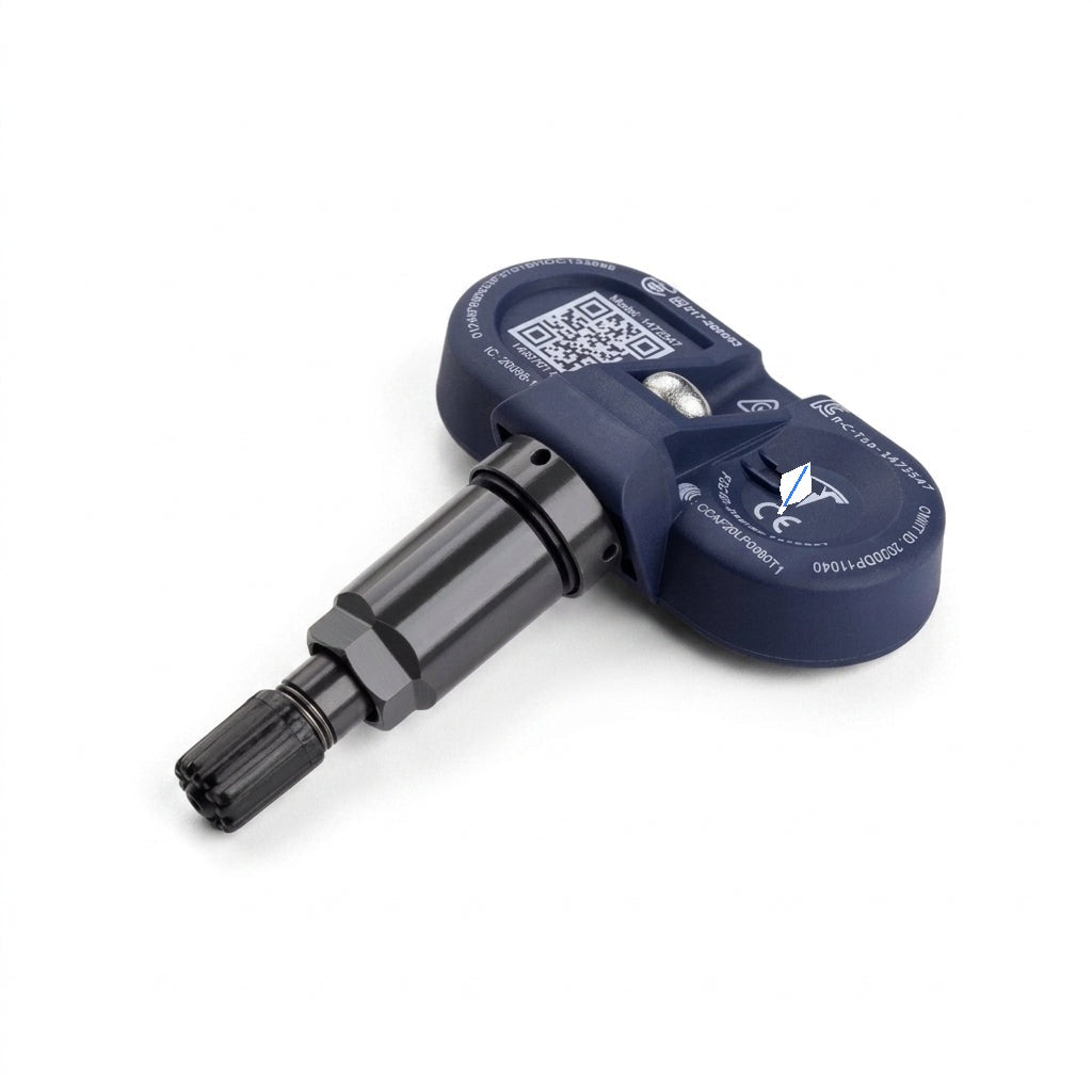 OEM Tesla TPMS Sensor - Bluetooth and RF 433MHz Single Sensor with T-MOD Leaf Logo