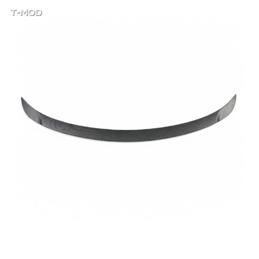 Carbon-fiber-textured performance-style spoiler product view