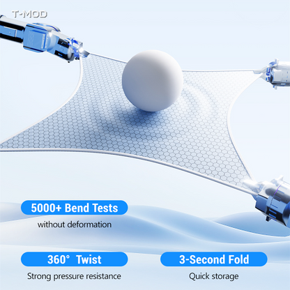 Foldable two-piece roof sunshade construction and bend-test graphic