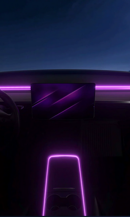 Premium Ambient Lighting Kit for Tesla Model Y/3: Enhance Your Driving Experience with Customizable LED Lights | T-MOD Canada