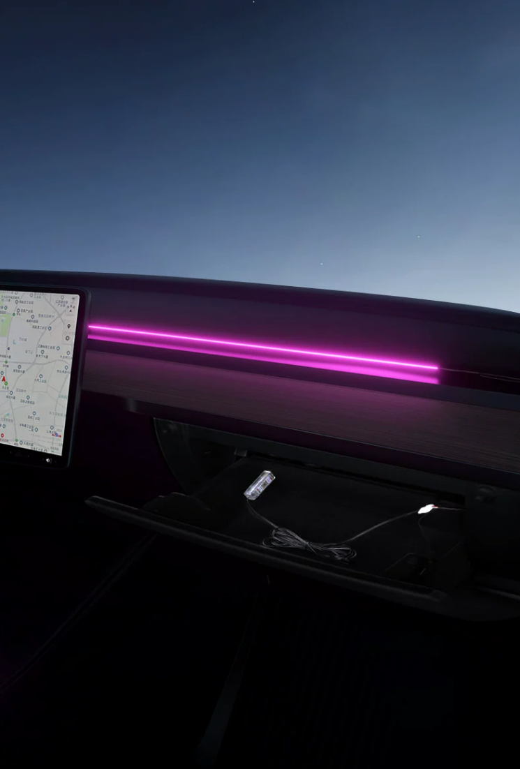 Premium Ambient Lighting Kit for Tesla Model Y/3: Enhance Your Driving Experience with Customizable LED Lights 5 | T-MOD Canada