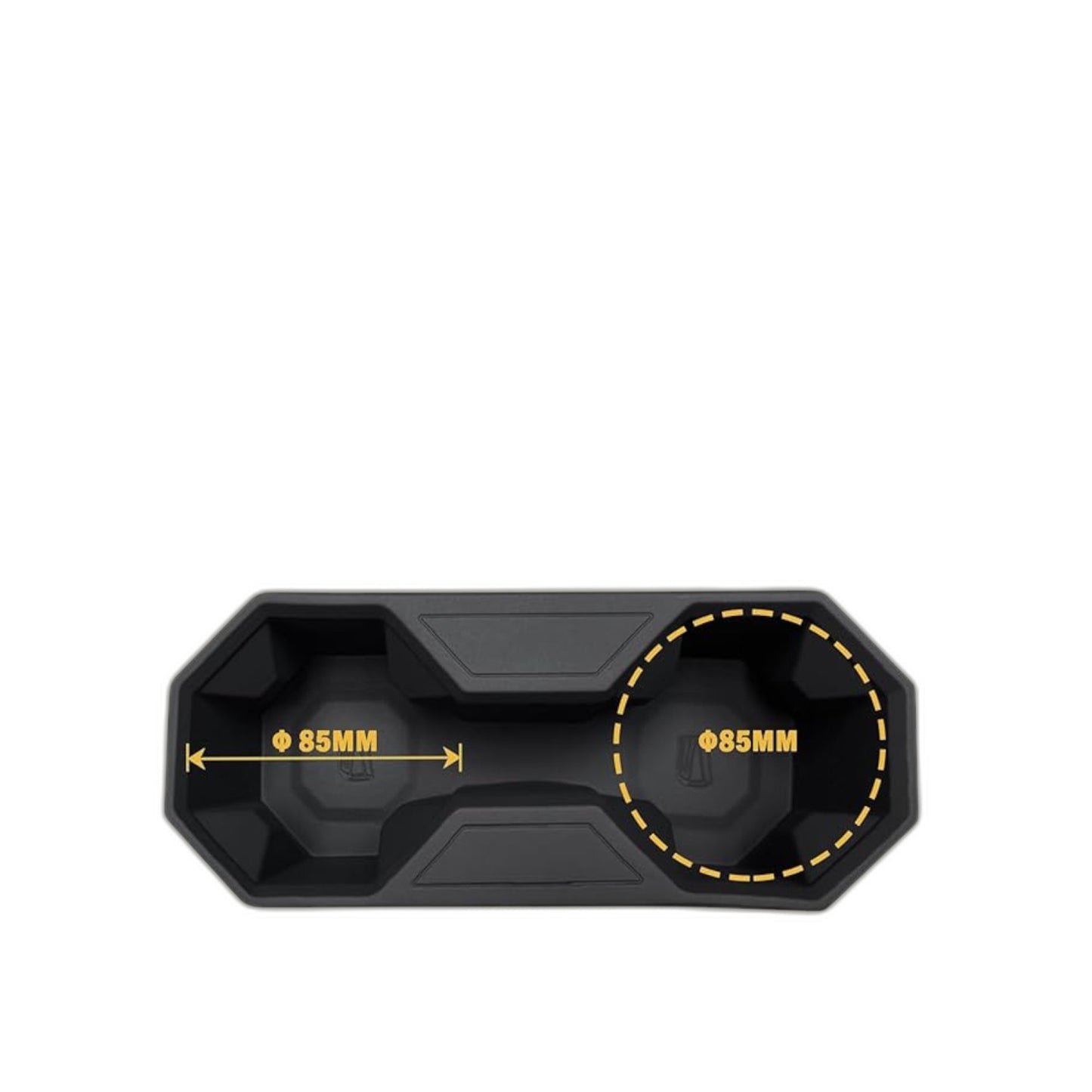 Silicone Center Console Cup Holder Insert for Tesla Cybertruck (2024+)