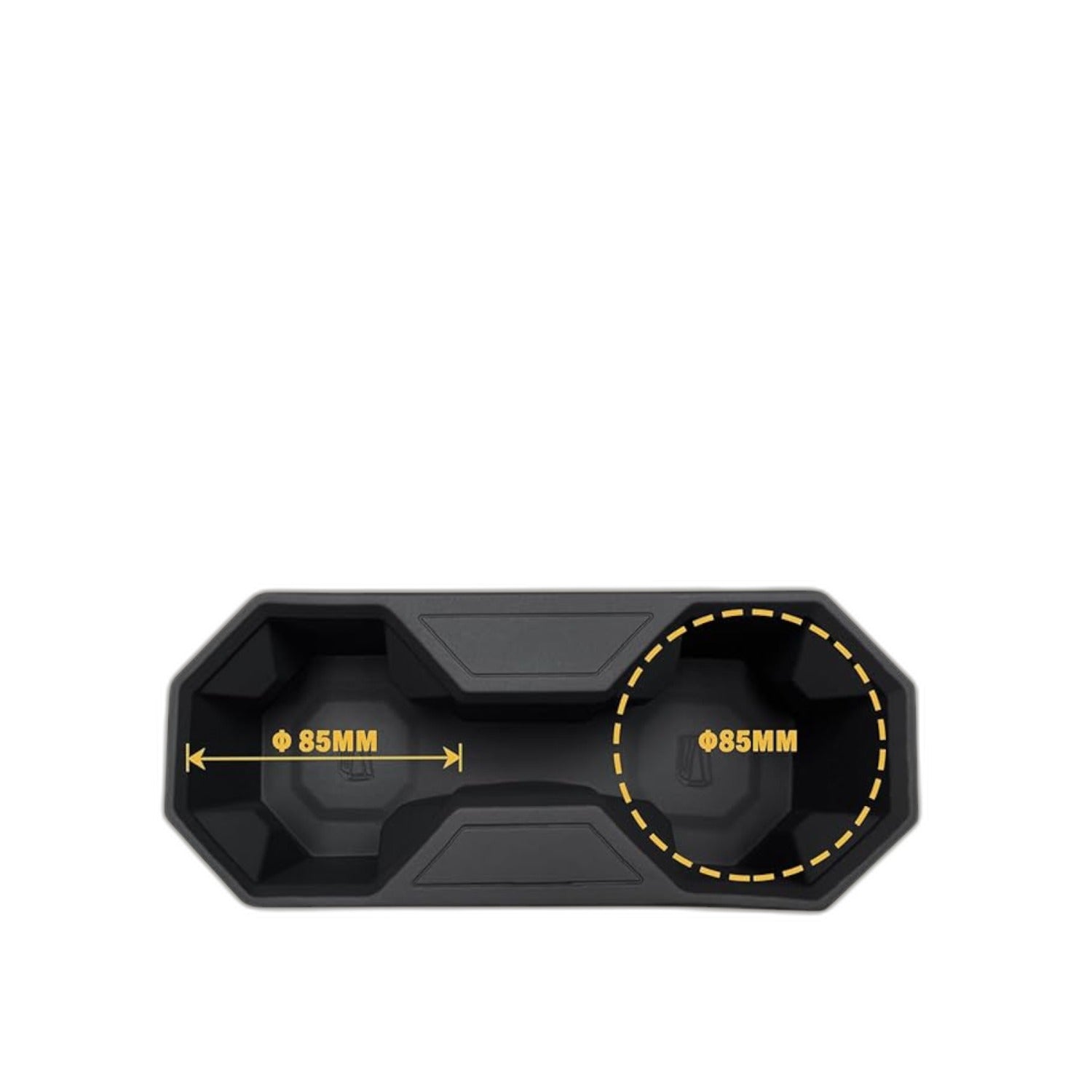 Silicone Center Console Cup Holder Insert for Tesla Cybertruck (2024+)