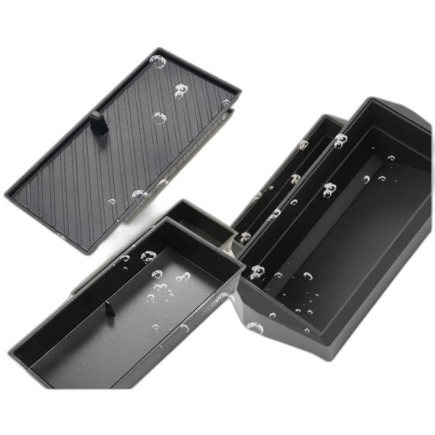 ABS Behind-Screen Storage Box Set for Tesla Cybertruck (2024+)