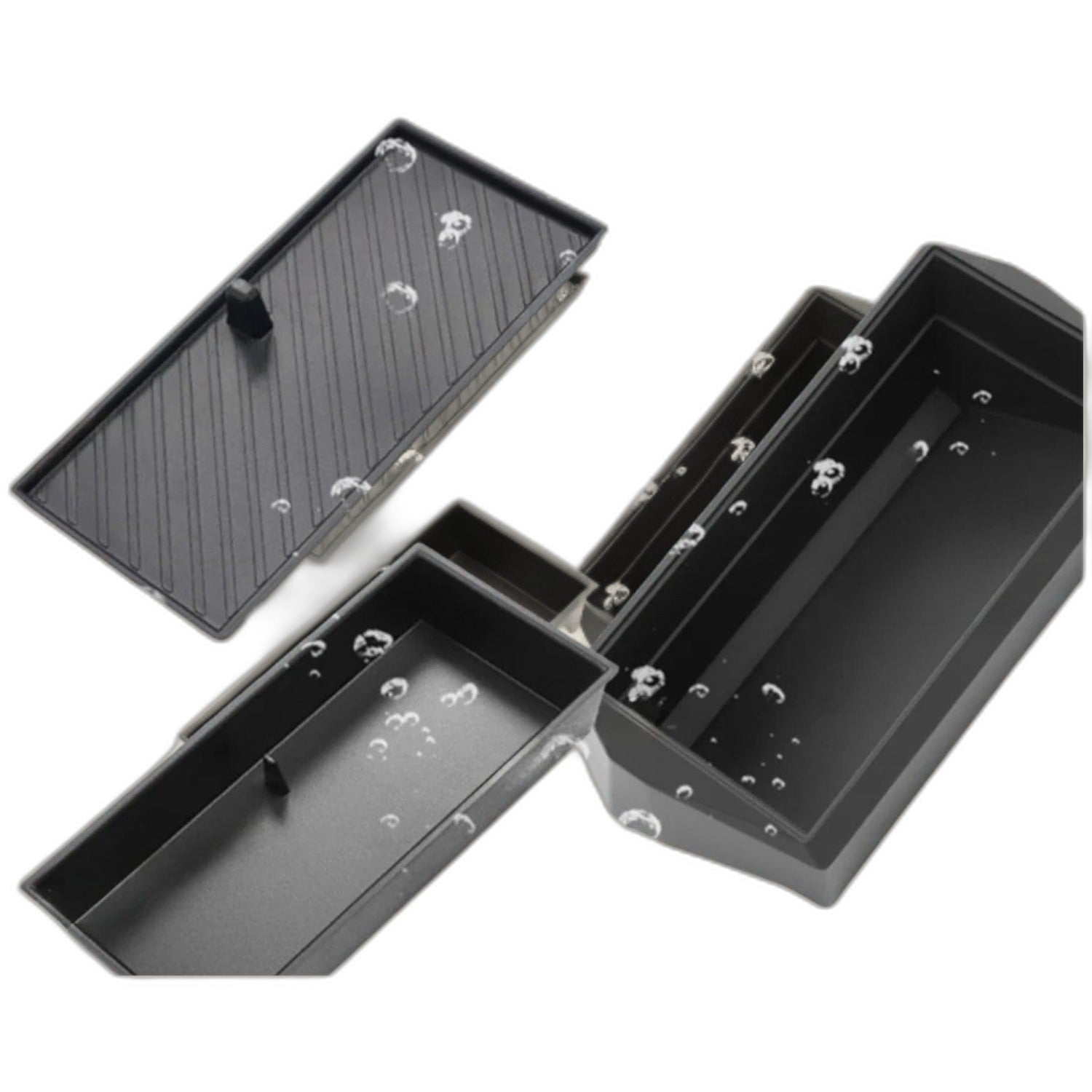 ABS Behind-Screen Storage Box Set for Tesla Cybertruck (2024+)