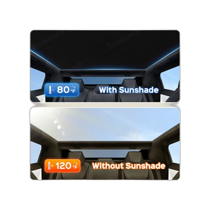 Sunroof Sunshade – UV Protection Roof Cover for Tesla Cybertruck (2024+)