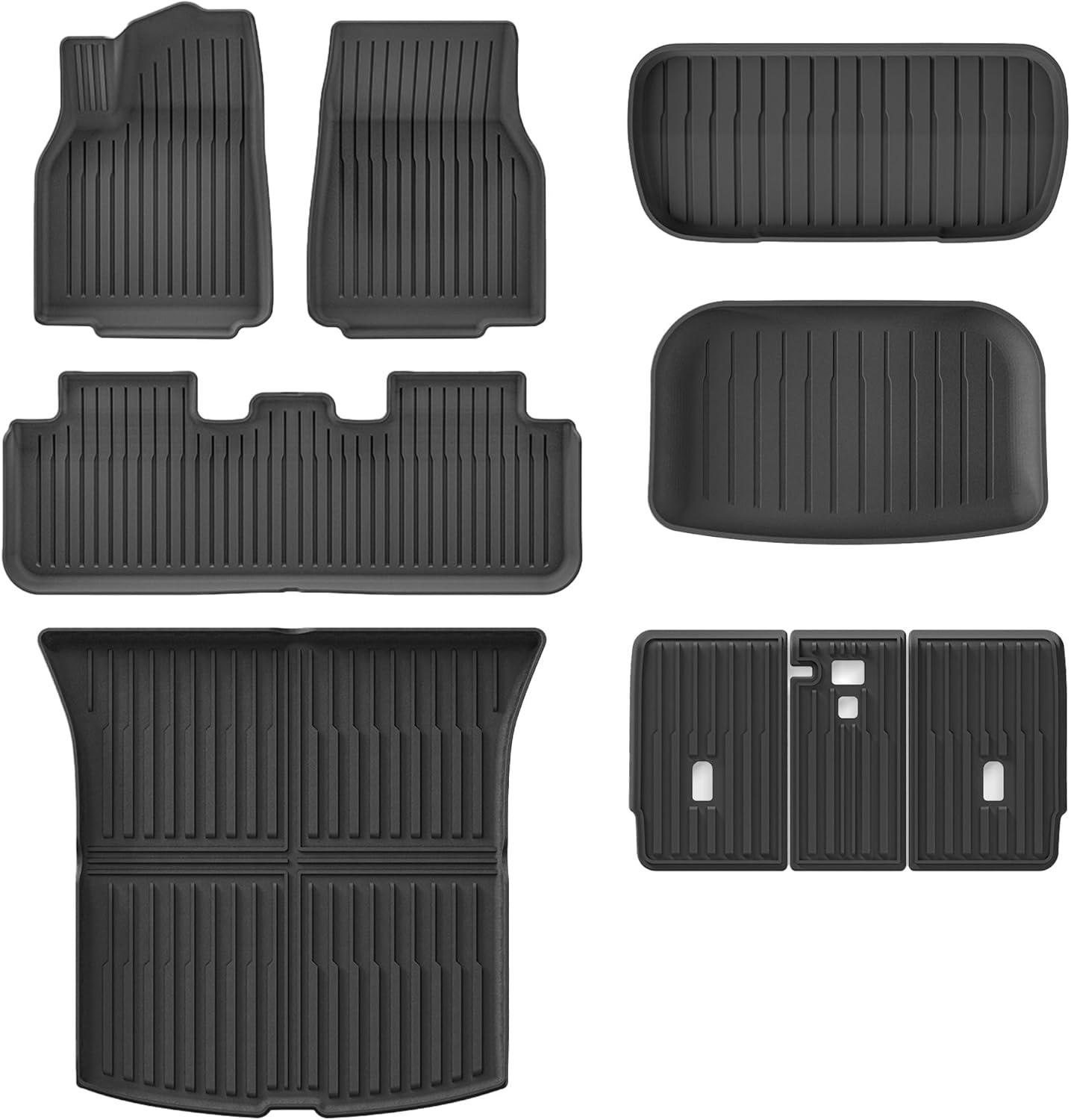 Floor mats & Cargo mats & Seatback combo deal (9pcs) for Juniper Model Y (2025-2026)