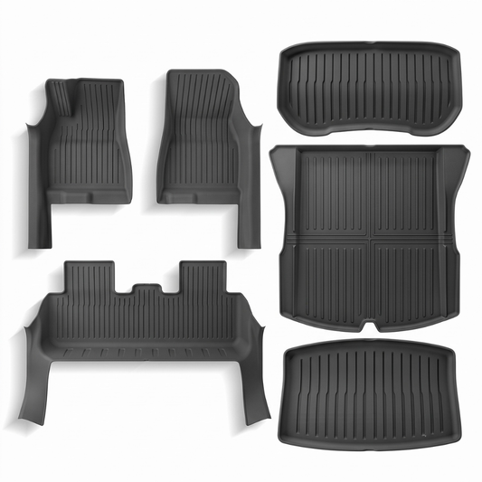 T-MOD All-Cover Floor Mats / Trunk Mats For Tesla Highland Model 3 (2024-2026) All Weather Protection