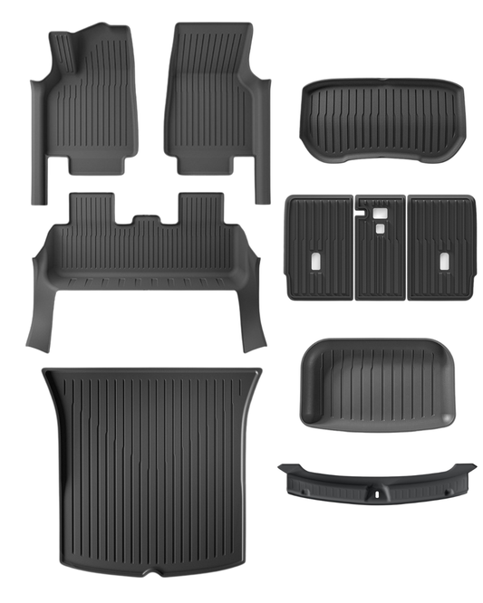 All-Cover Floor mats & Cargo mats & Seatback Cover & Rear Bumper Guard combo deal (10pcs) for Juniper Model Y (2026)