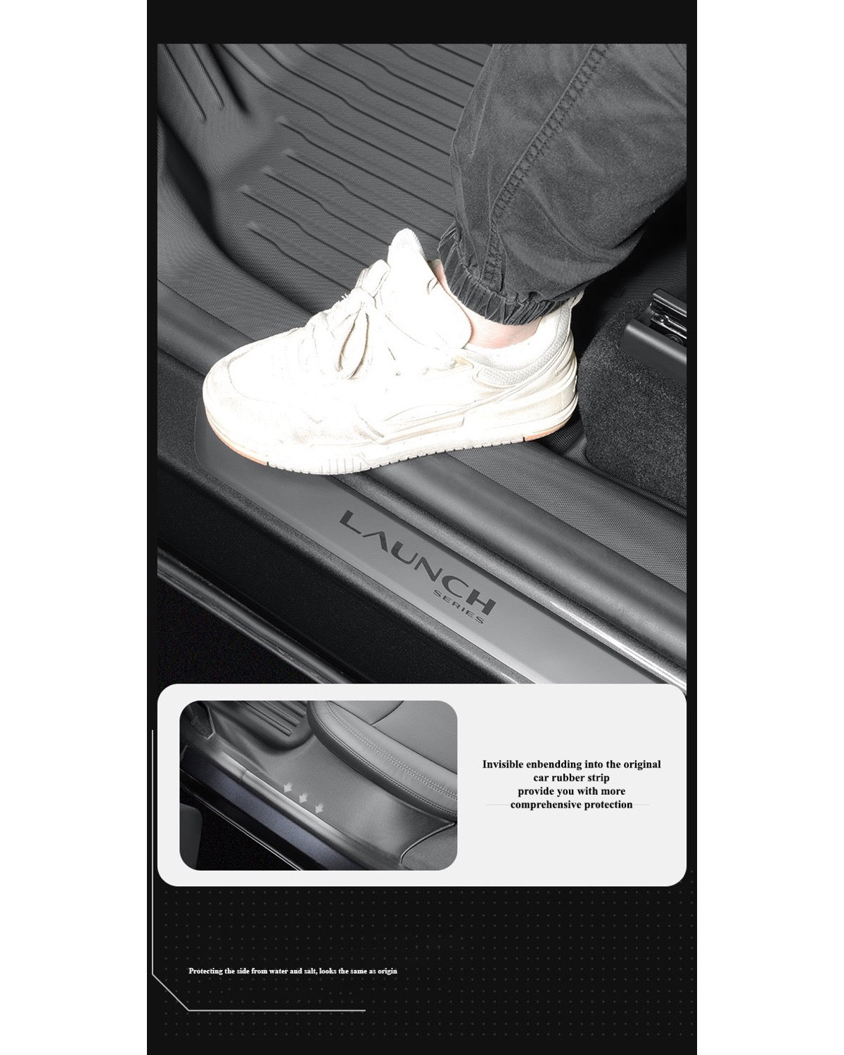 T-MOD All-Cover Floor Mats / Trunk Mats For Tesla Juniper Model Y Standard / RWD 2025-2026 All Weather Protection
