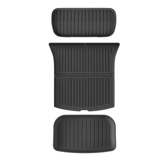 Trunk Mat Set for Tesla Model Y Juniper AWD (2025+) — All-Weather TPE — 3 PCS