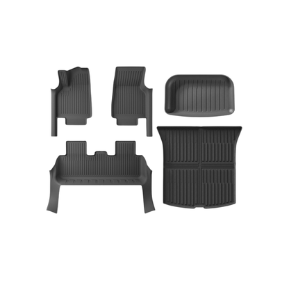 T-MOD All-Cover Floor Mats / Trunk Mats For Tesla Juniper Model Y 2025-2026 All Weather Protection