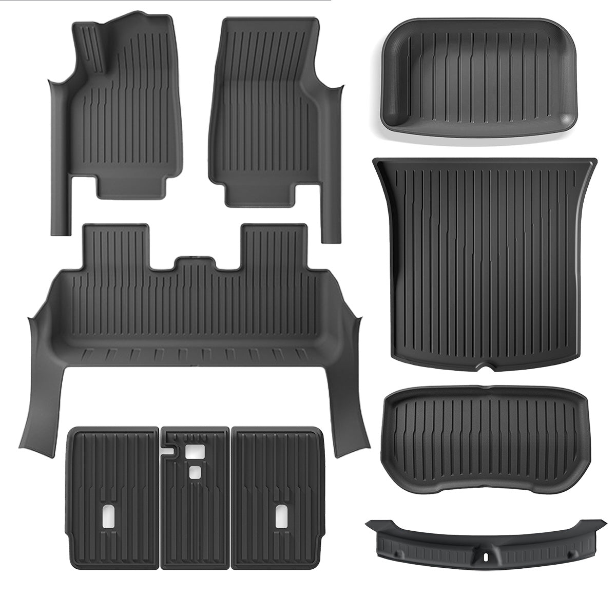 All-Cover Floor mats & Cargo mats & Seatback Cover & Rear Bumper Guard combo deal (10pcs) for Juniper Model Y (2026) (Partial Pre-order)