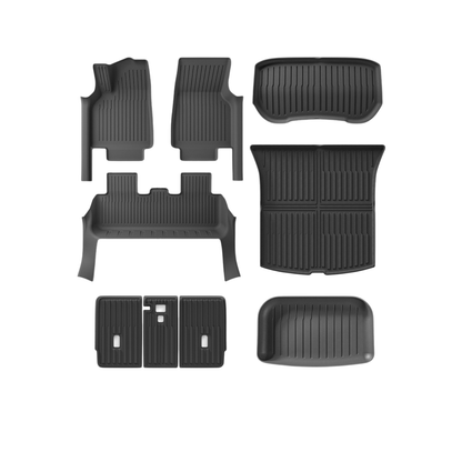 T-MOD All-Cover Floor Mats / Trunk Mats For Tesla Juniper Model Y 2025-2026 All Weather Protection