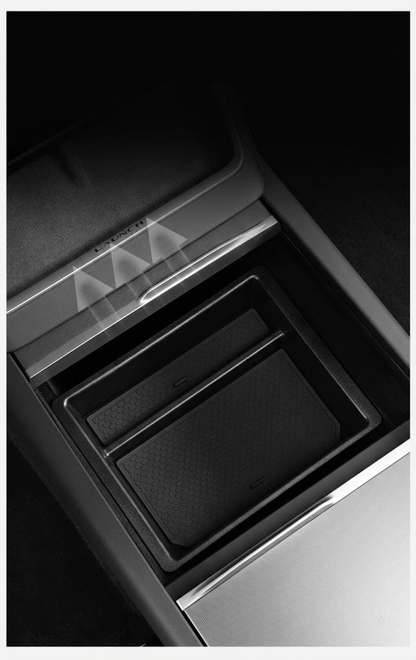 T-mod 2PCS Center Console Organizers set for Model 3 (2024-2025) and Model Y (2026)
