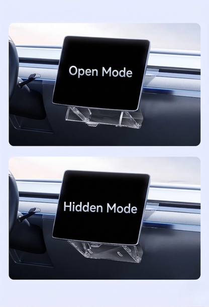 Center Console Under-Screen Organizer Box for Tesla Model 3 (2024+)/Y(2026+) - Open & Clamshell Options 8 | T-MOD Canada