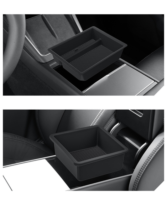 T-mod 2PCS Center Console Organizers set for Model 3 (2024-2025) and Model Y (2026)